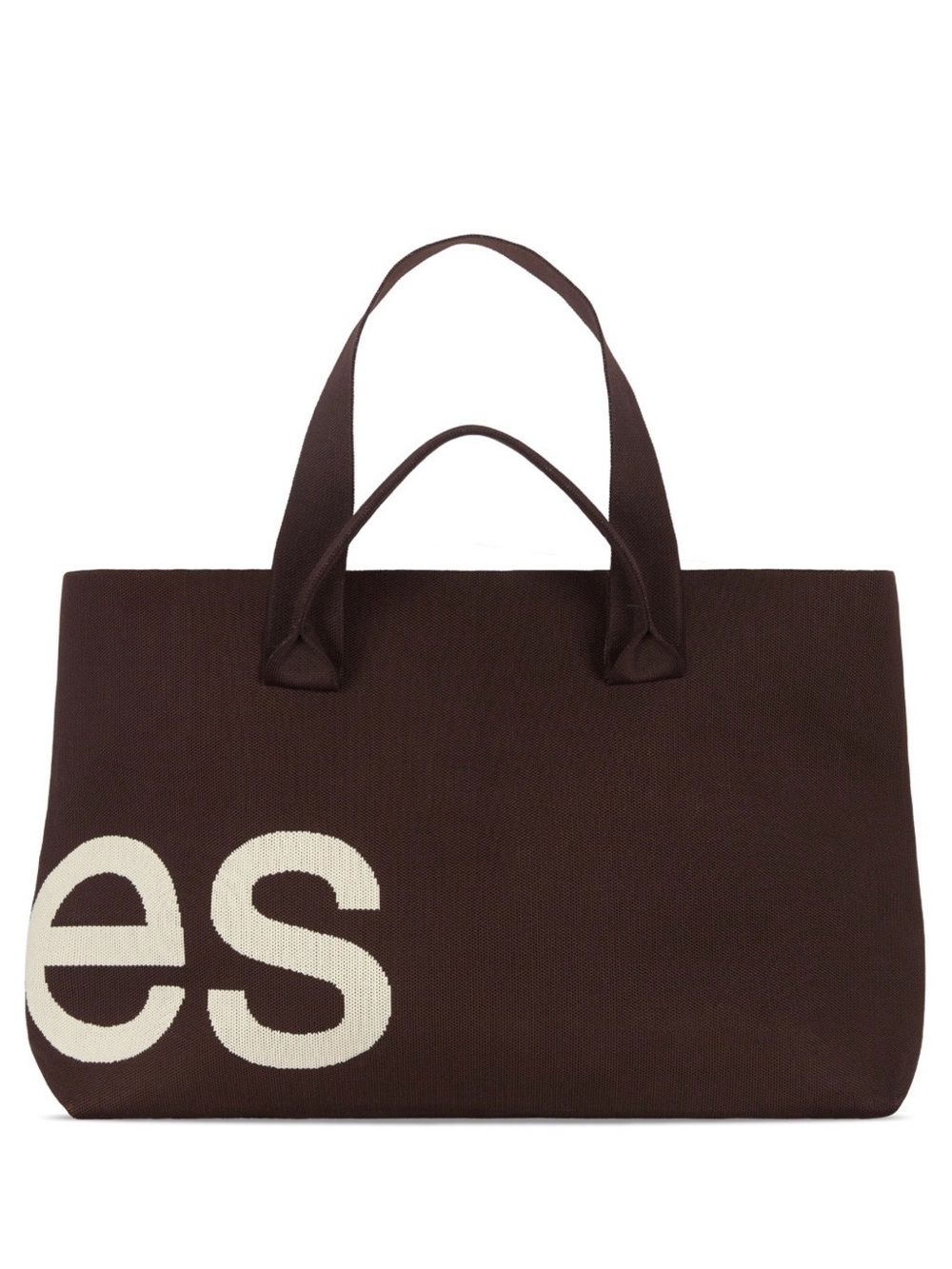 Sean Brown Curves Knit Tote in Chocolate - Picture 2 of 4